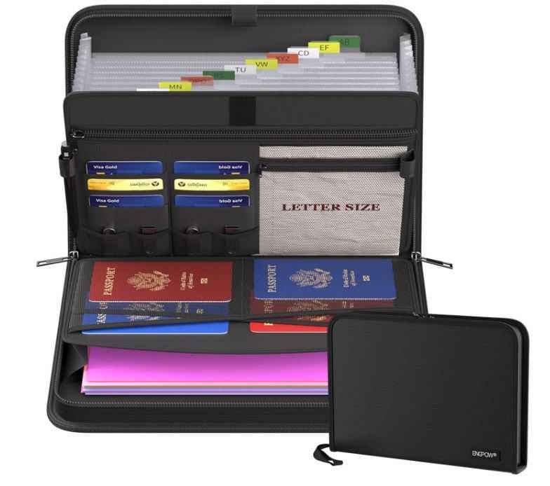 Teczka Na Dokumenty Aktówka Segregator  Ognioodporna Wodoodporna