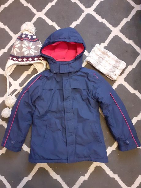 Kurtka narciarska, czapka ,komin, zimowa. Funky Chica, Reserved 128 cm