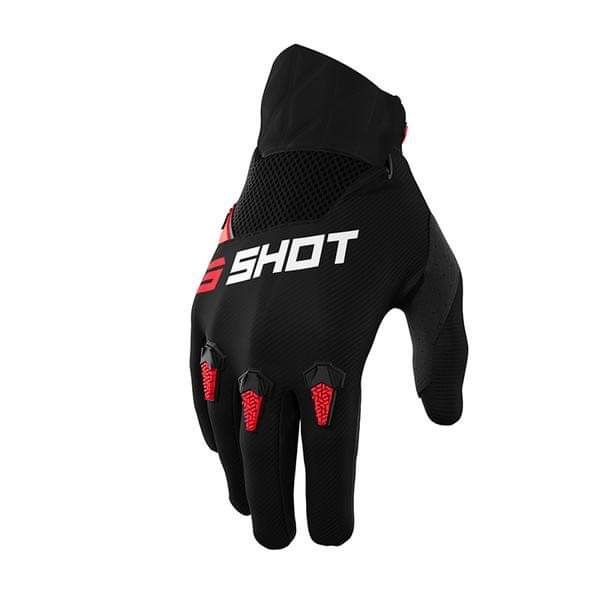 Rekawiczki SHOT GLOVES DEVO RED 11 motocross rower