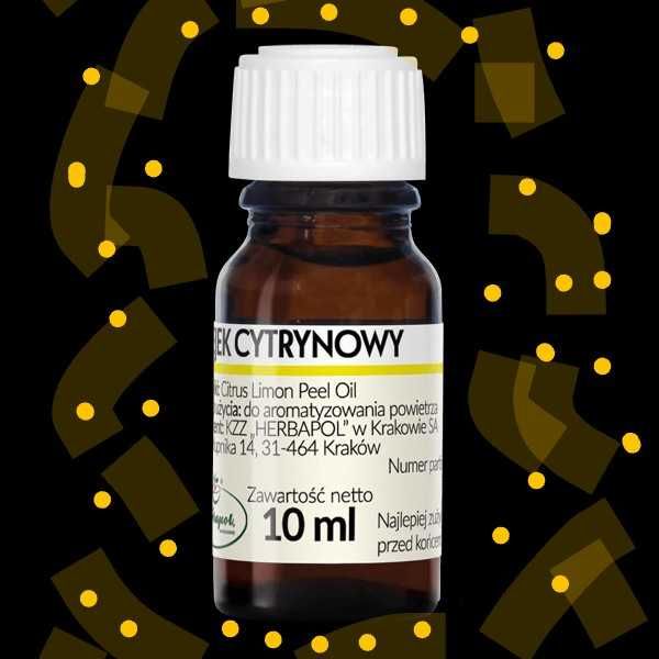 Cytrynowy olejek eteryczny 10 ml Herbapol Kraków