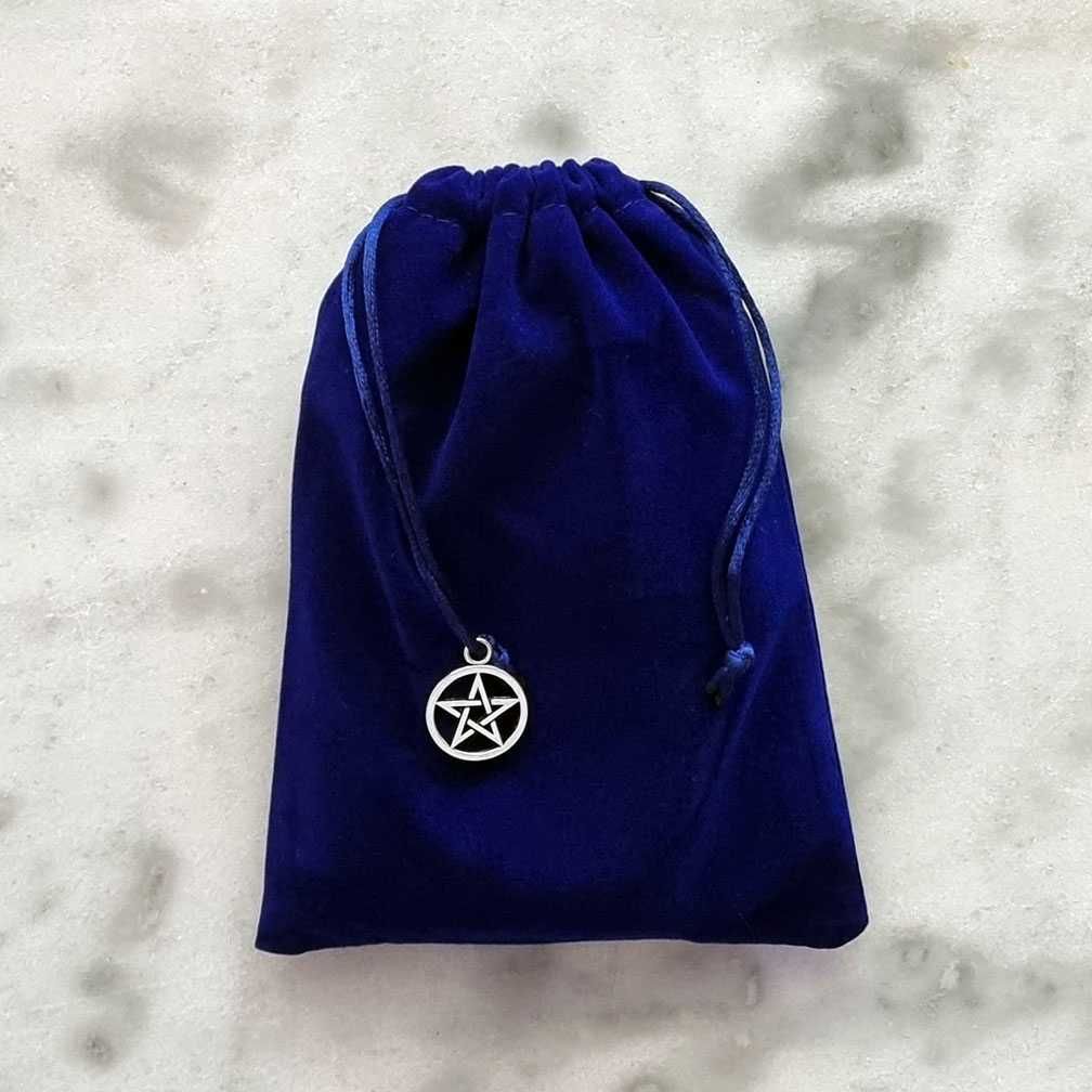 Bolsa Veludo p/ Tarot, Oráculo, Runas