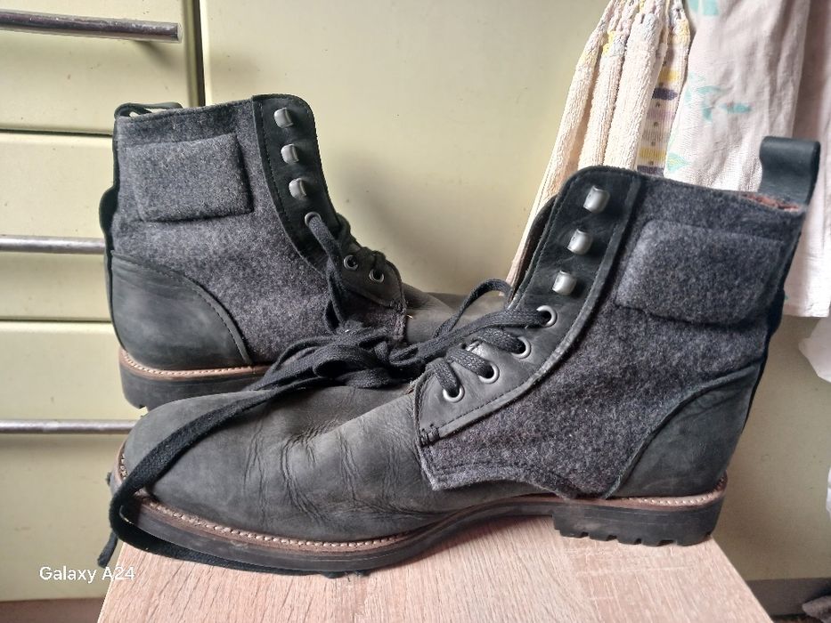 Мужские ботинки кожа