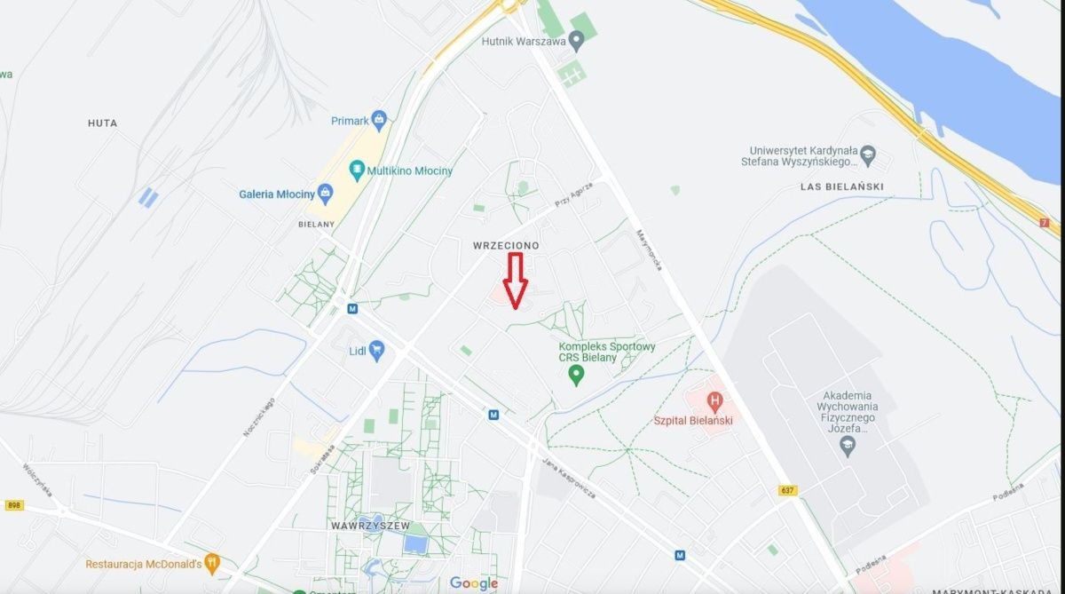 Miejsce postojowe, parking, Warszawa blisko metra