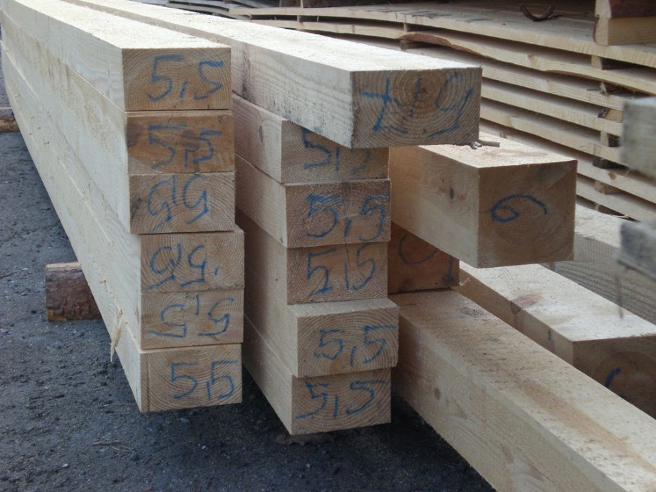 Kantówka, drewno iglaste