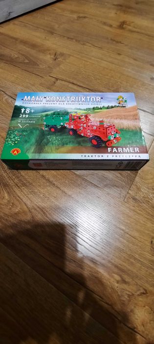 Mały Konstruktor klocki metalowe Farmer