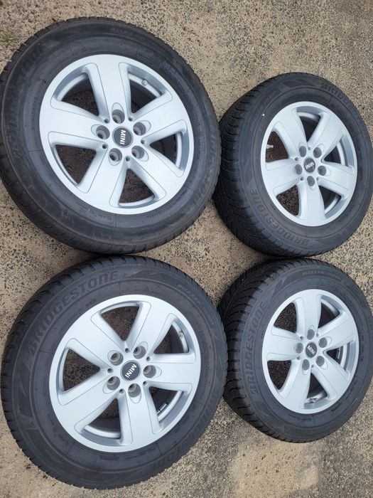 Alufelgi Mini 5x112 7Jx16 is41 z oponami i czujnikami