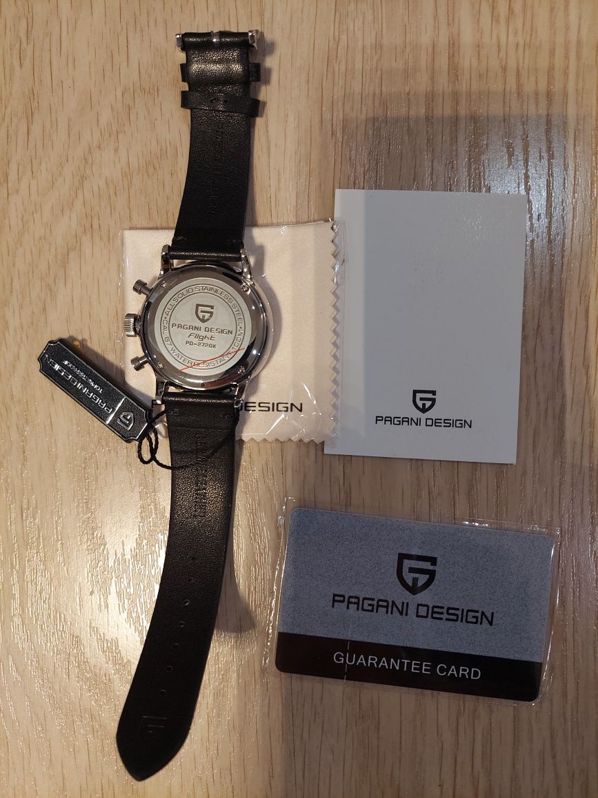 Zegarek Chronograph Pegani DESING z japońskim mechanizmem
