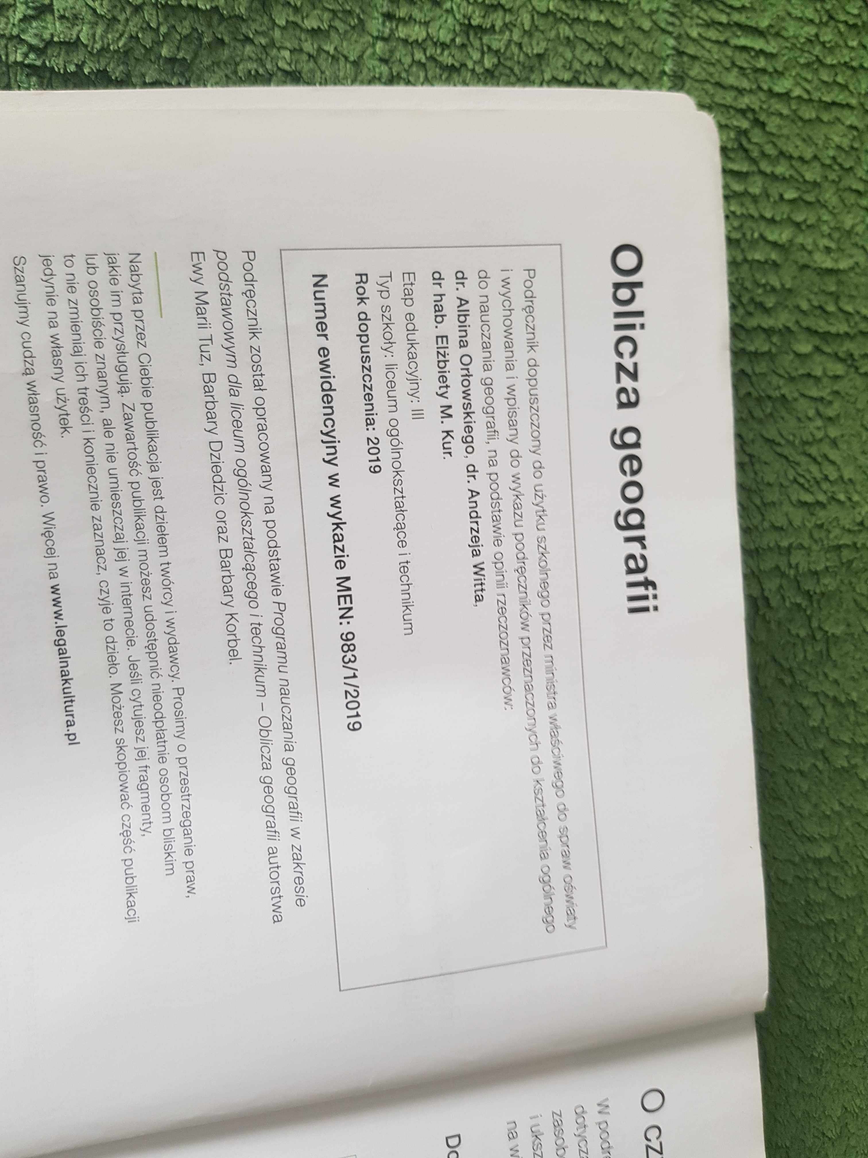 Oblicza Geografii 1
