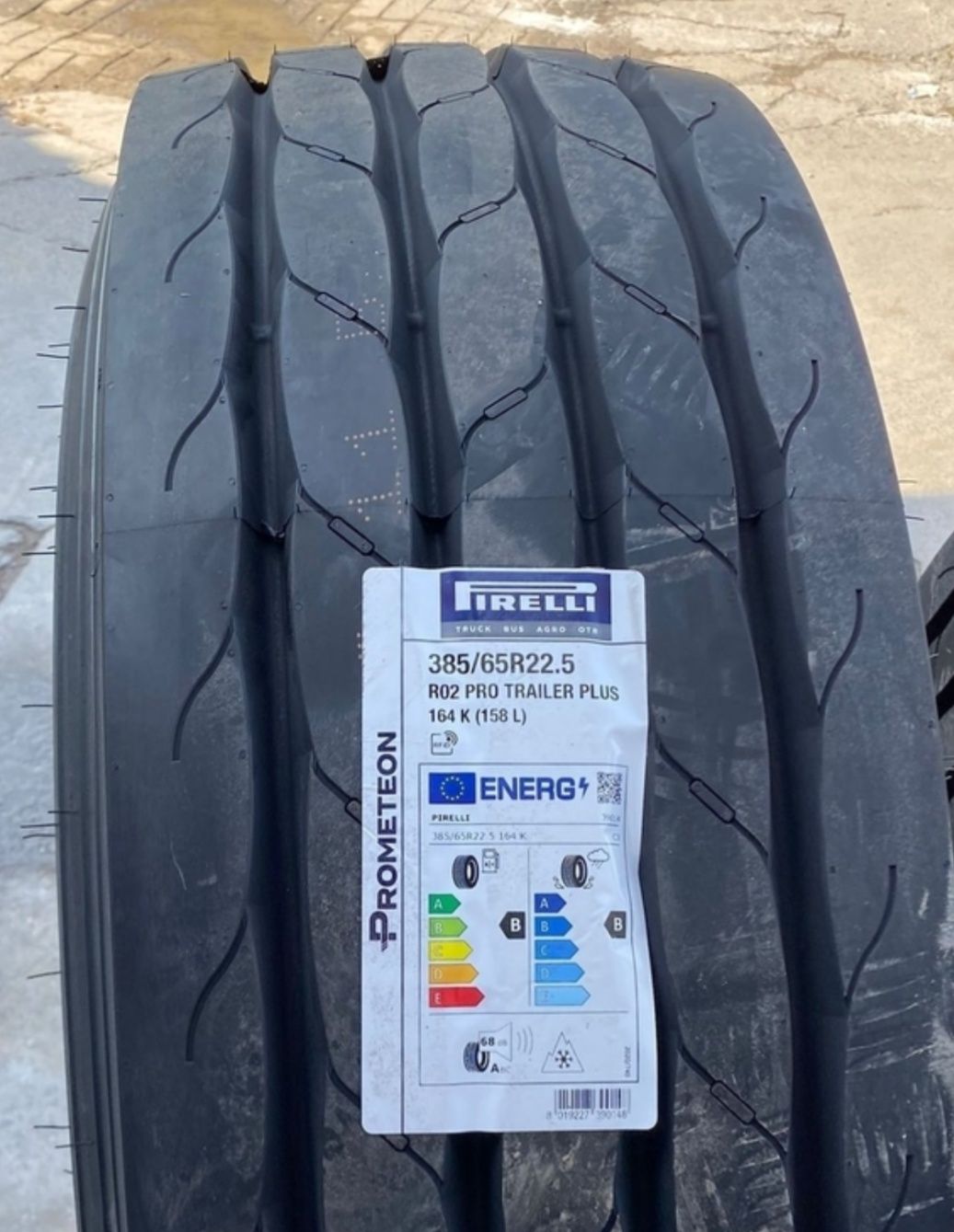 Шини Pirelli R02 PRO 385/65 R22.5 164K причіп прицеп