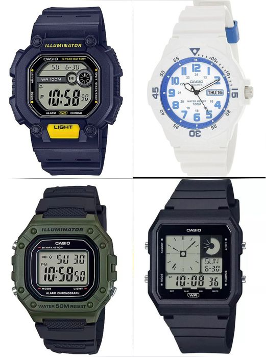 Годинники Casio W-737, Casio W-218H. Оригінал.