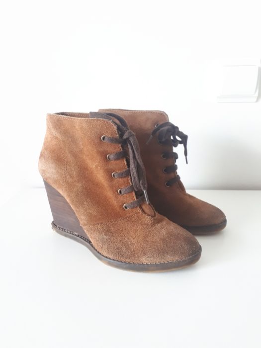 Saltos Botas Camurça Mango (numero 38)