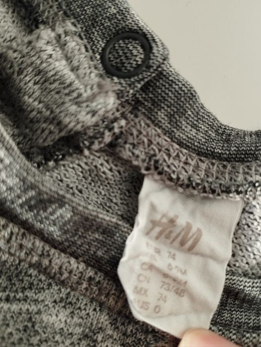 Bluza z aplikacją melanż dla niemowlaka H&M