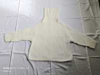 Camisola gola alta branca