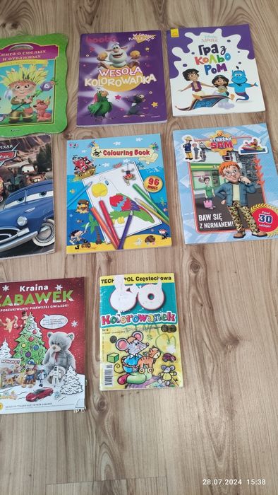 2. Zestaw kolorowanek dla ok 5 letniego chłopca
