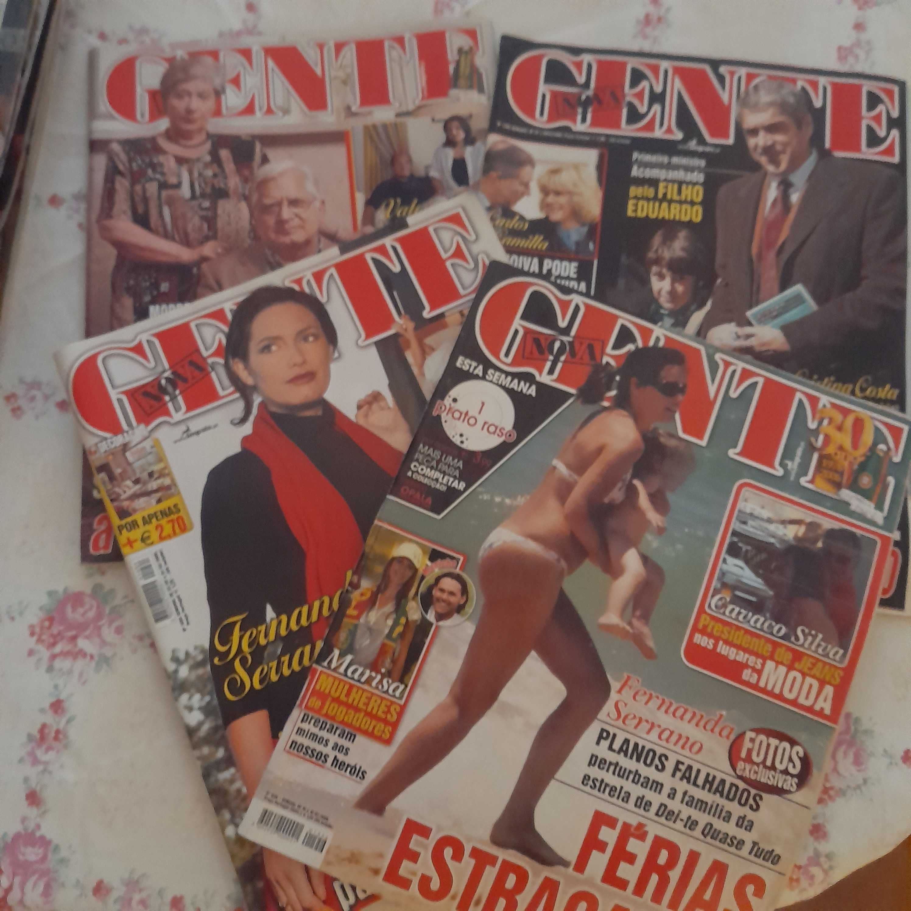 Revistas TEMPO, GENTE, CARAS, VIP e outras anos 70  a 2000