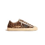 Кеди Golden Goose V-Star in Leopard Pony Skin