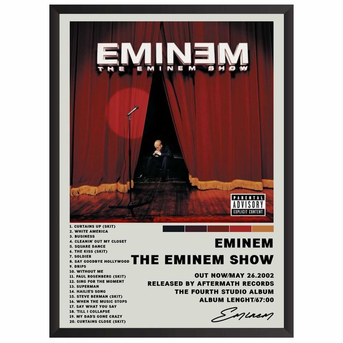 Eminem The Eminem Show Plakat Obraz z albumem prezent