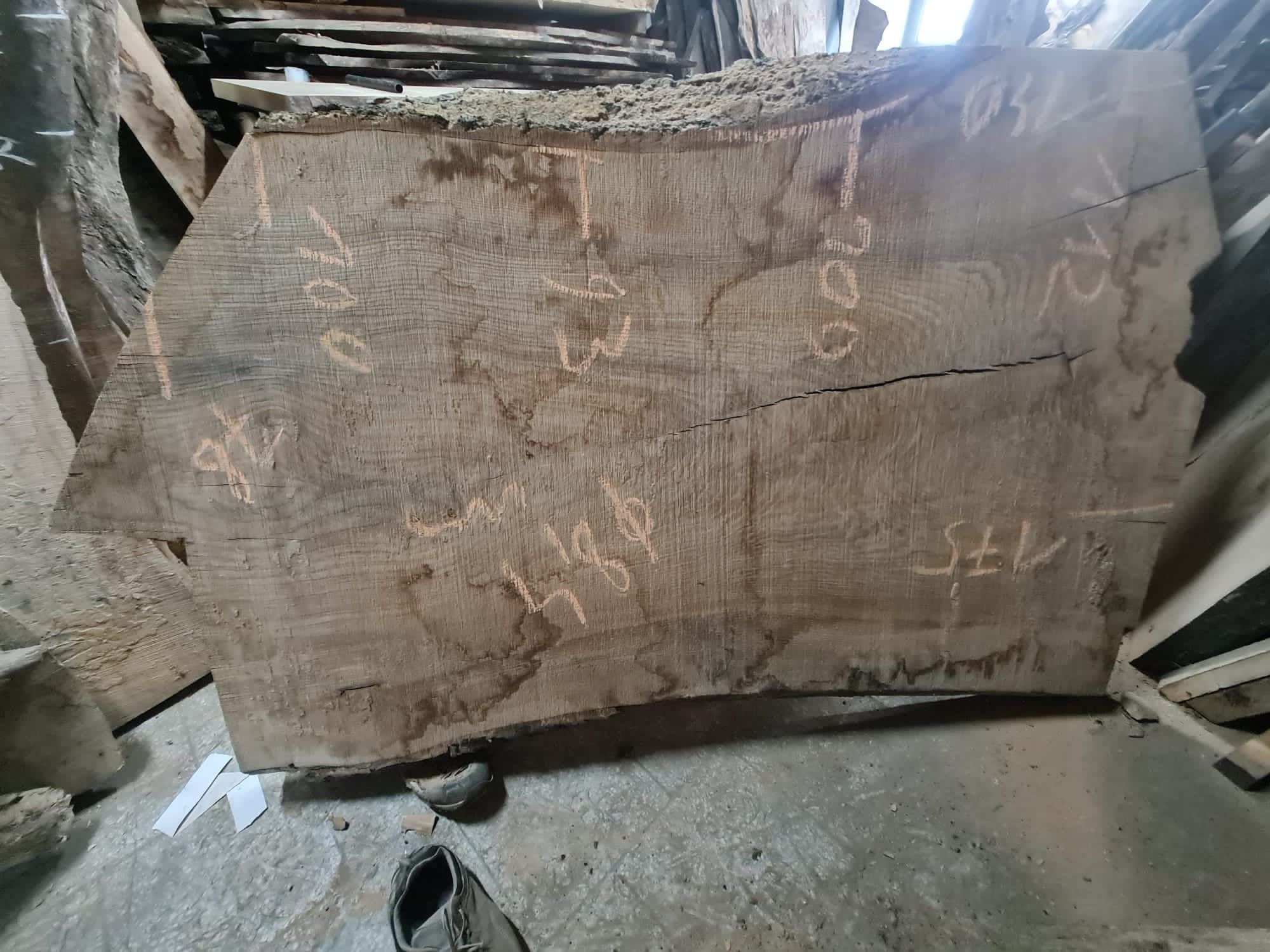 Blat drewniany monolit suchy lite drewno loft dąb jesion orzech