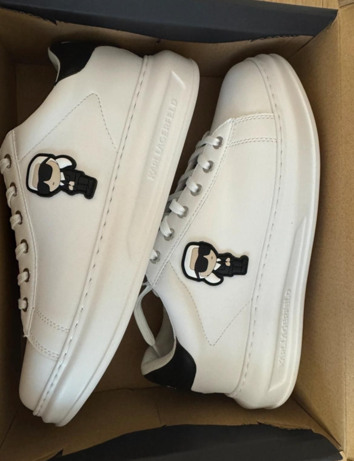 Białe z czarnym Karl Lagerfeld buty męskie sportowe nowe 41