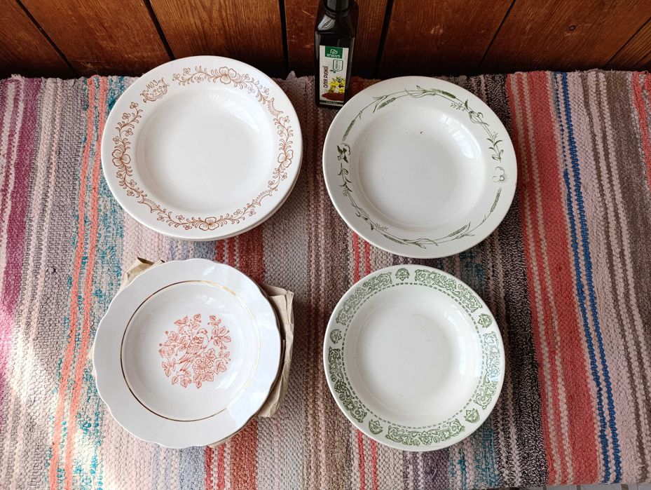 Тарелки, советские, новые, Стаканы, и другая посуда