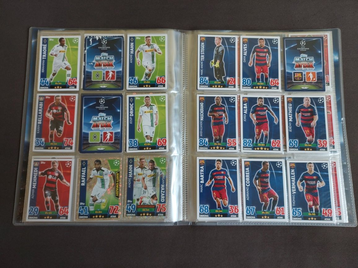 Album+333 różne karty Match Attax 2015/16 Champions League