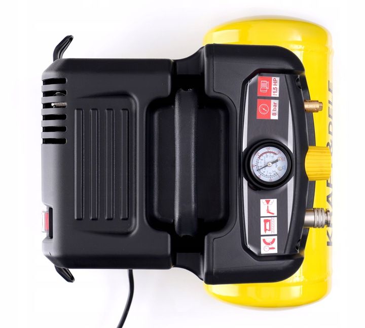 Kompresor Bezolejowy 6l Sprężarka 1.5km 8bar 230v* Kraft ** New Model