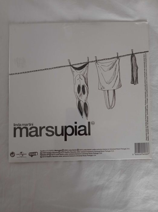 Linda Martini – "Marsupial + Primeiro EP" Vinil 10" Duplo (Novo)