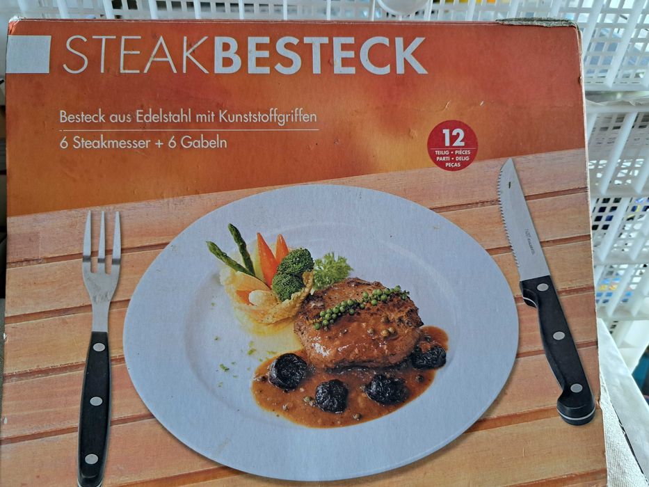 Conjunto talheres Barbecue Inox para 6 Pessoas!
