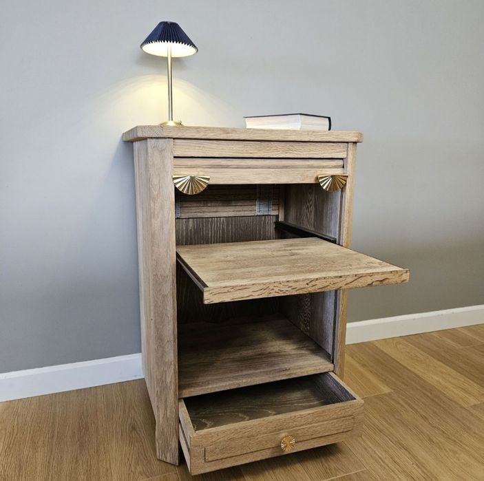 Komoda dębowa wąska