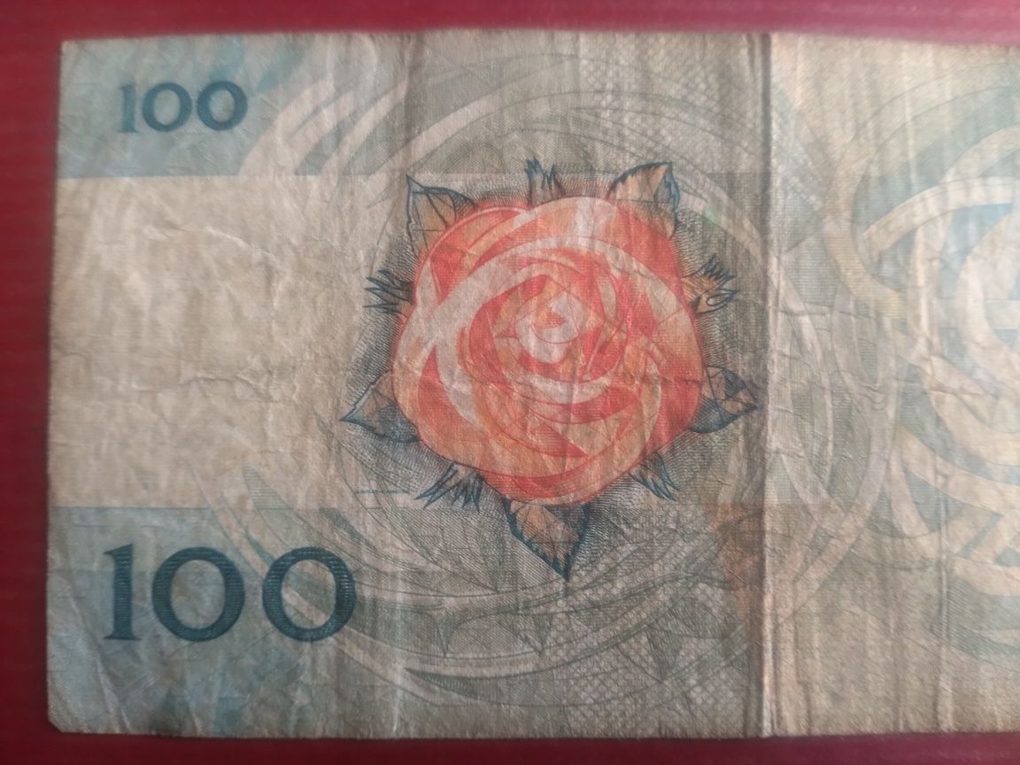 Nota de 100 escudos Fernando Pessoa (1988)