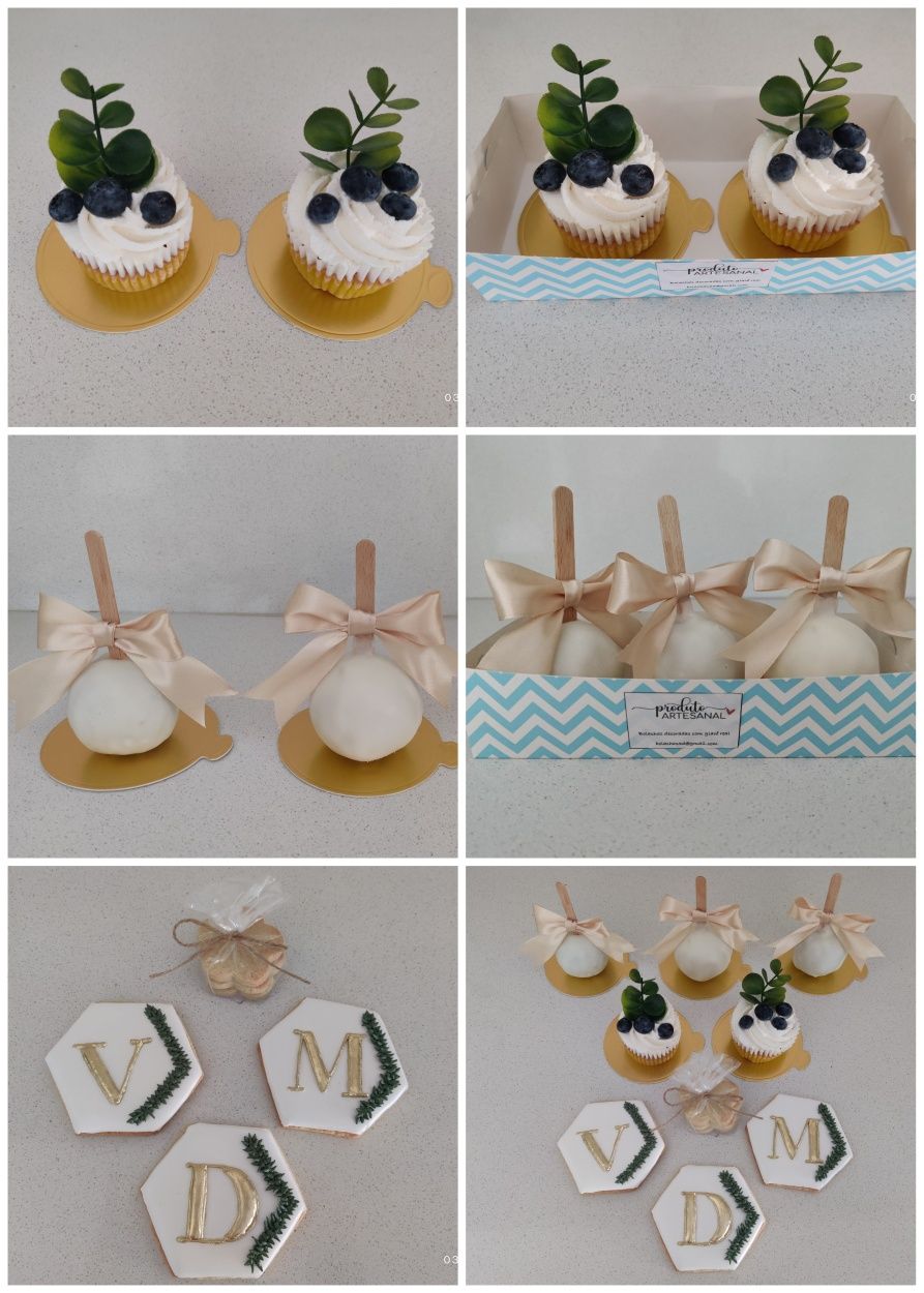 Bolachas, cupcakes, popcakes