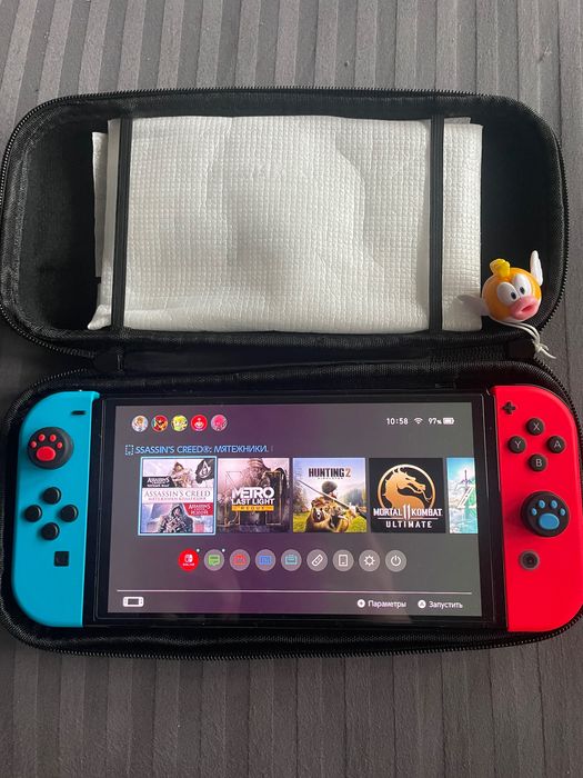Nintendo Switch (OLED model) Neon Blue-Red