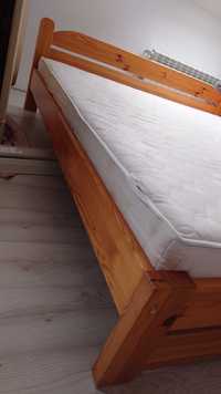 Łóżko małżeńskie duże łóżko sosna naturalne drewno 180 x 200
