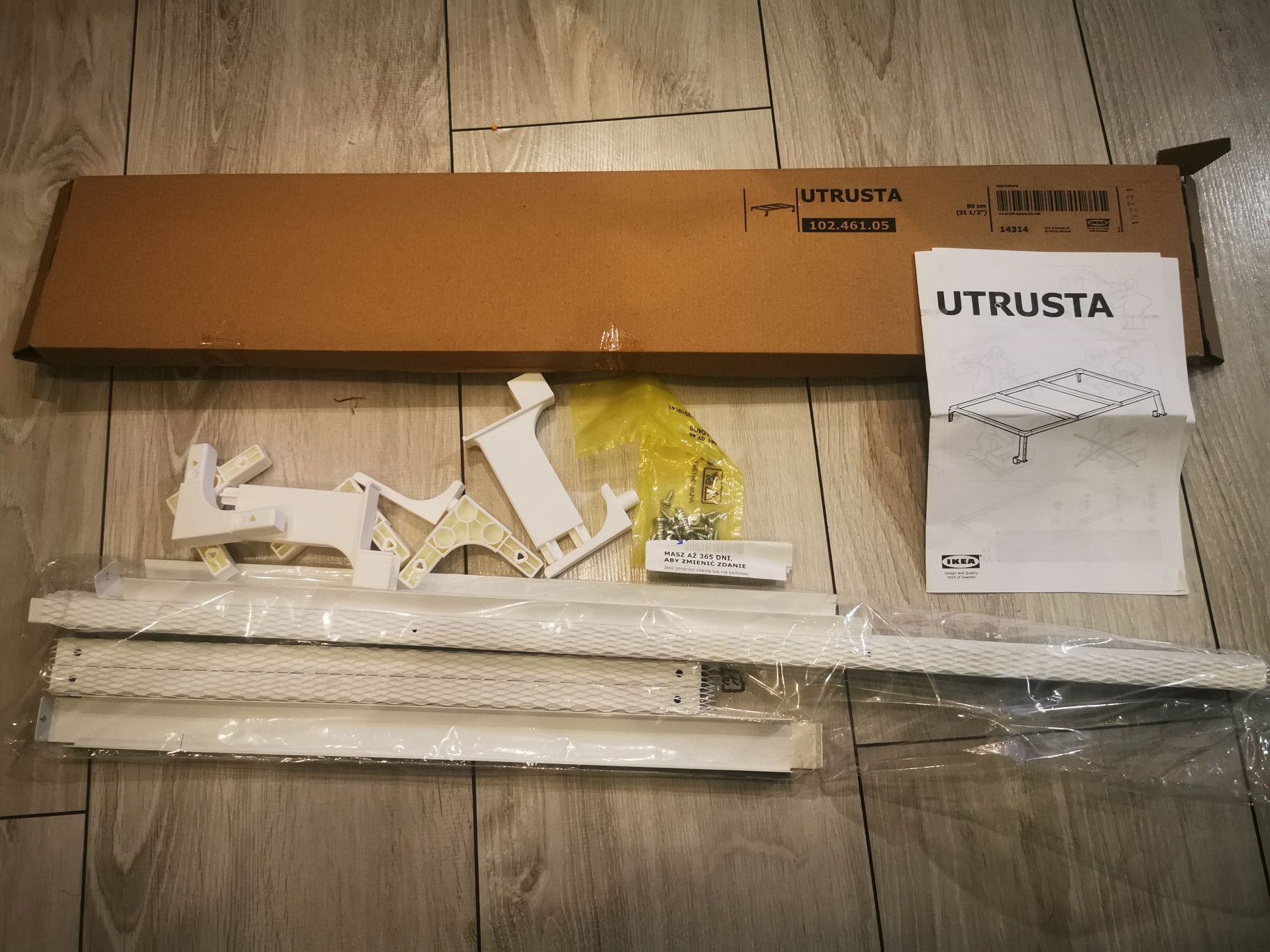 Rama wspierająca dla koszy na śmieci Ikea Utrusta 80 cm