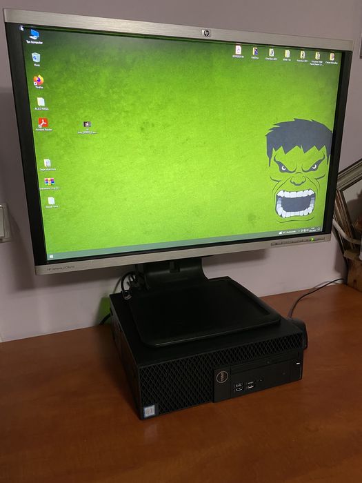Komputer Dell + monitor HP
