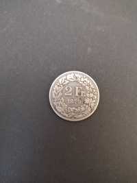 2 franki 1879 srebro
