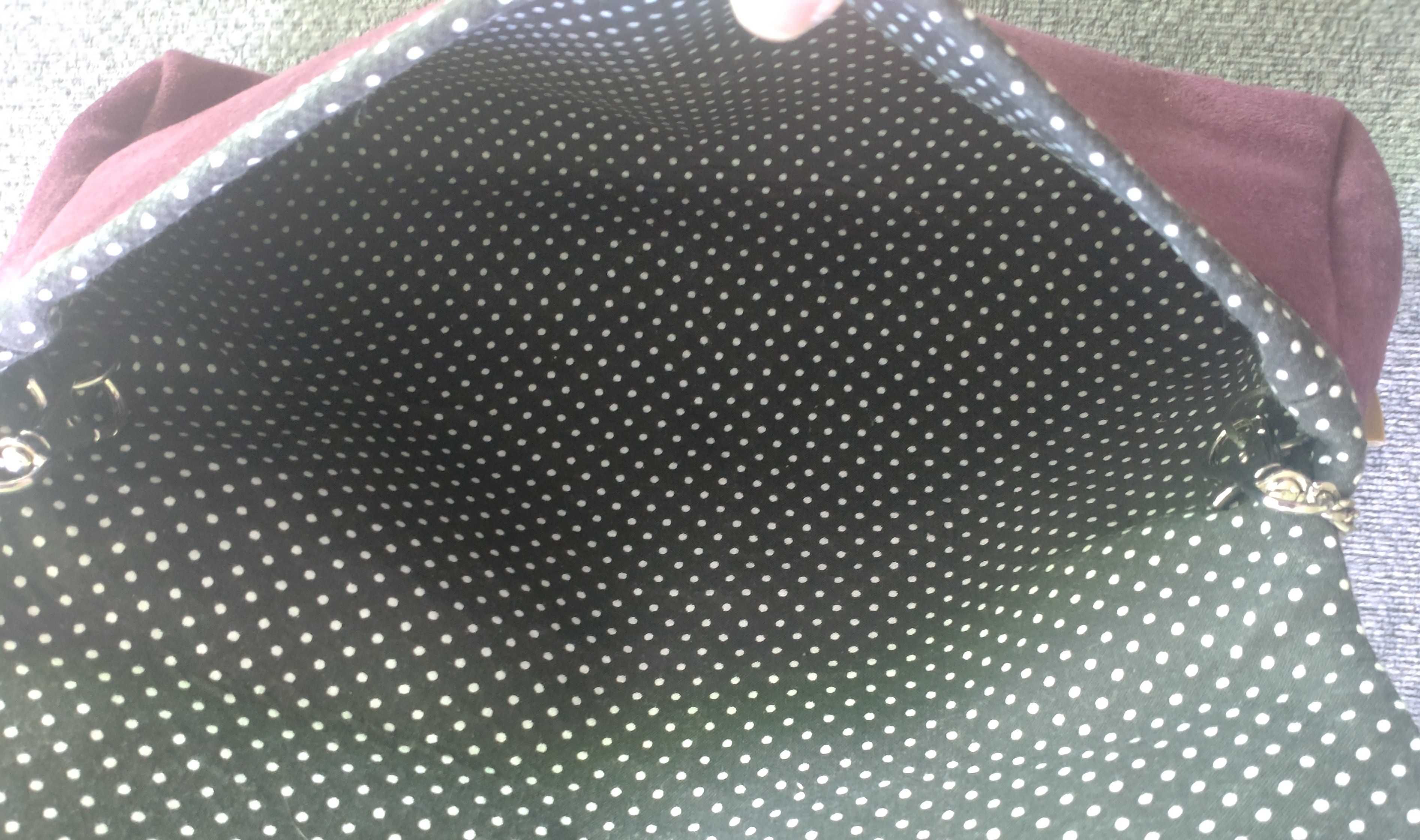 Kopertówka, mini bow, na łańcuszku Zuzia Górska - piękna!
