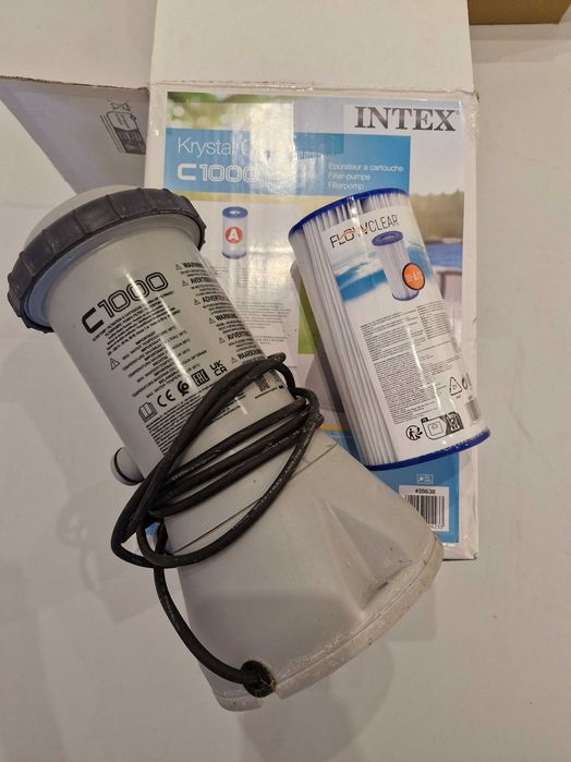 Pompa filtrująca Intex 3785 l/h (28638) + filtr i kulki filtracyjne