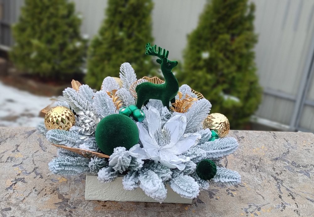 Різдво/свічник з янголом/декор/новорічний декор