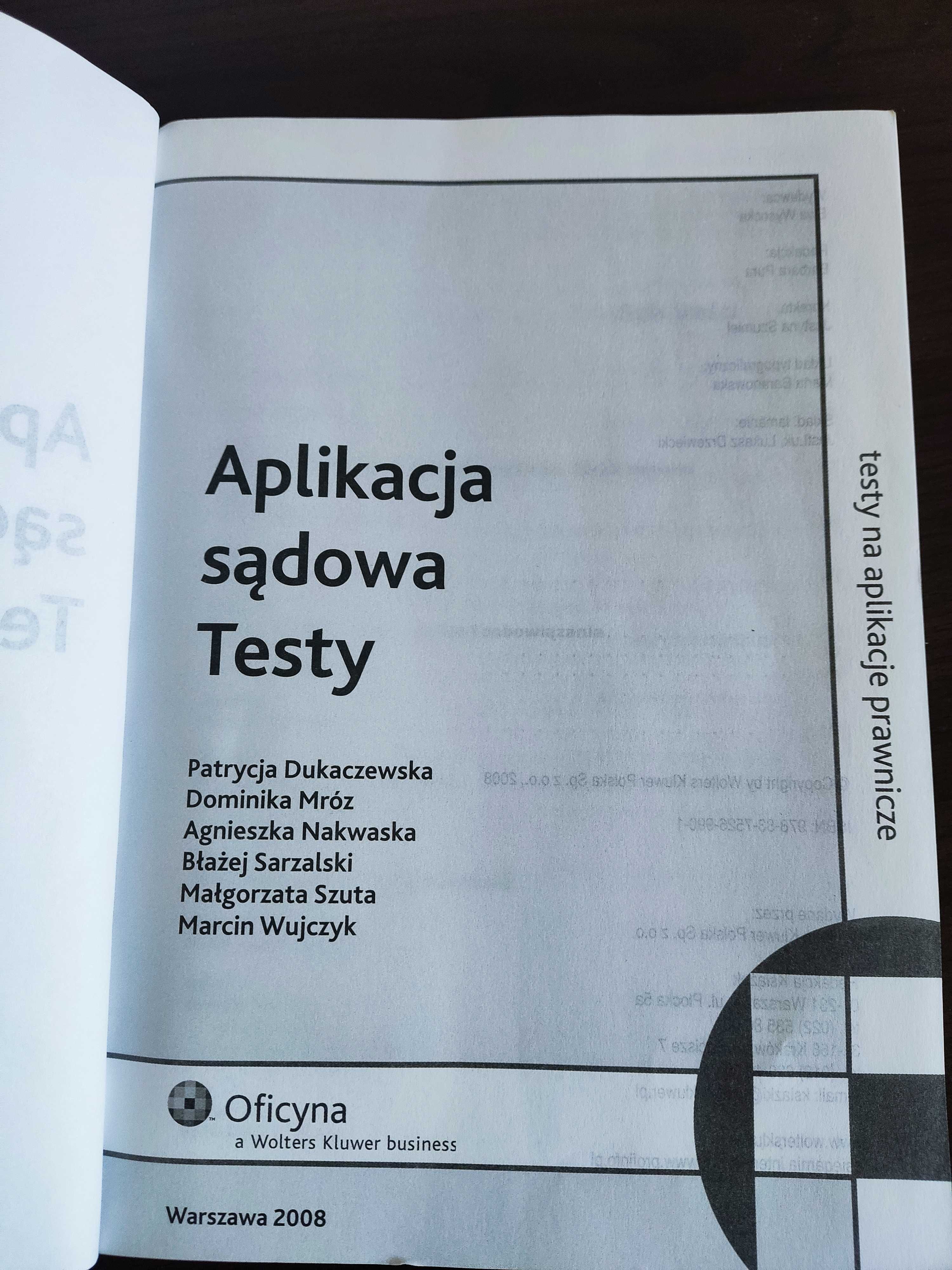 Aplikacja Sądowa testy
