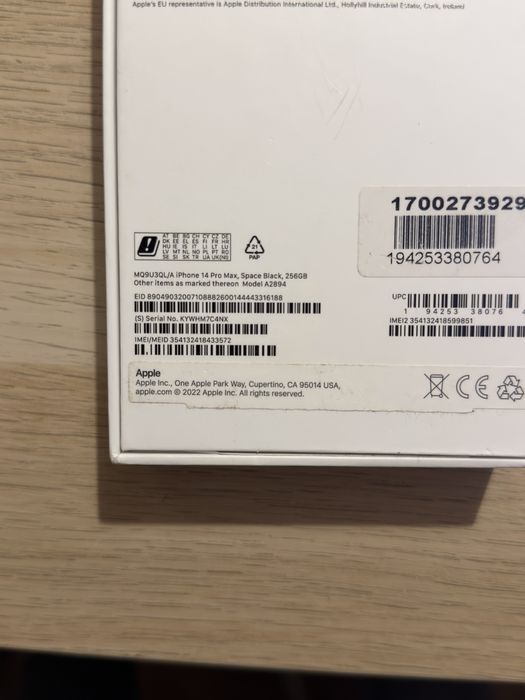 Iphone 14 Pro Max 256Gb