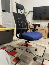 Krzesło biurowe, obrotowe, regulowane