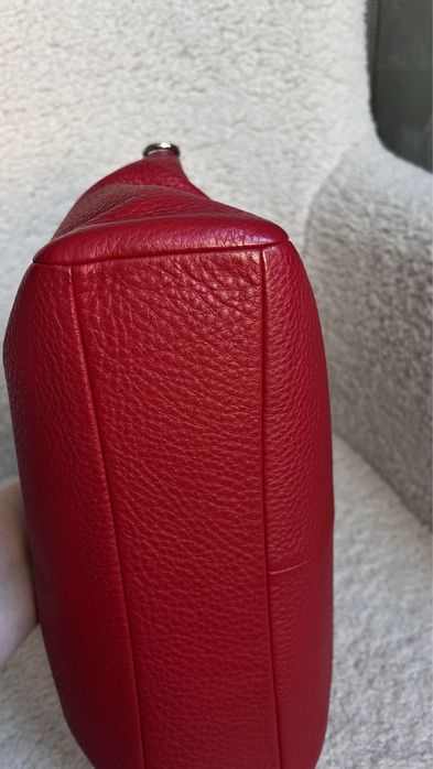 Сумка красная кожа COACH KELSEY SATCHEL