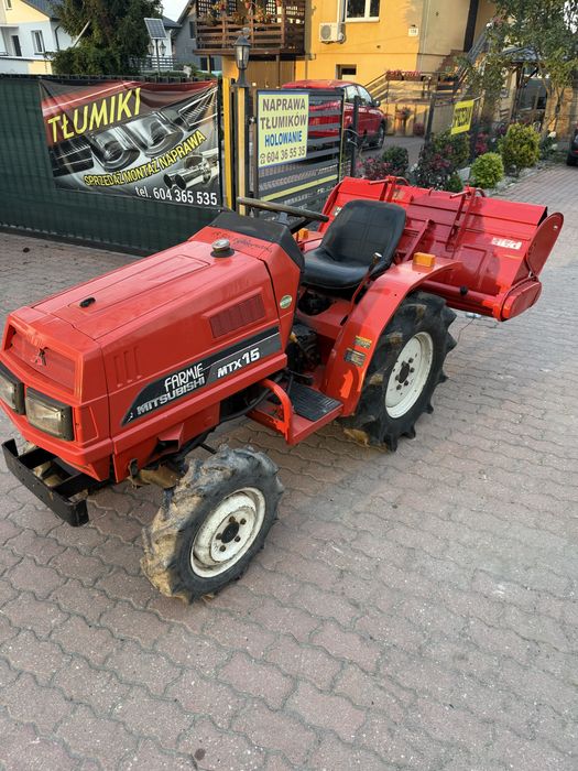Mitsubishi mtx15km4x4 glebogryzarka traktorek traktor japoński ciągnik