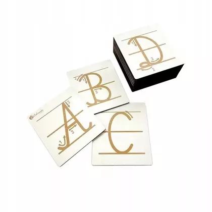 Alfabet do nauki pisania - duże litery. Colorado