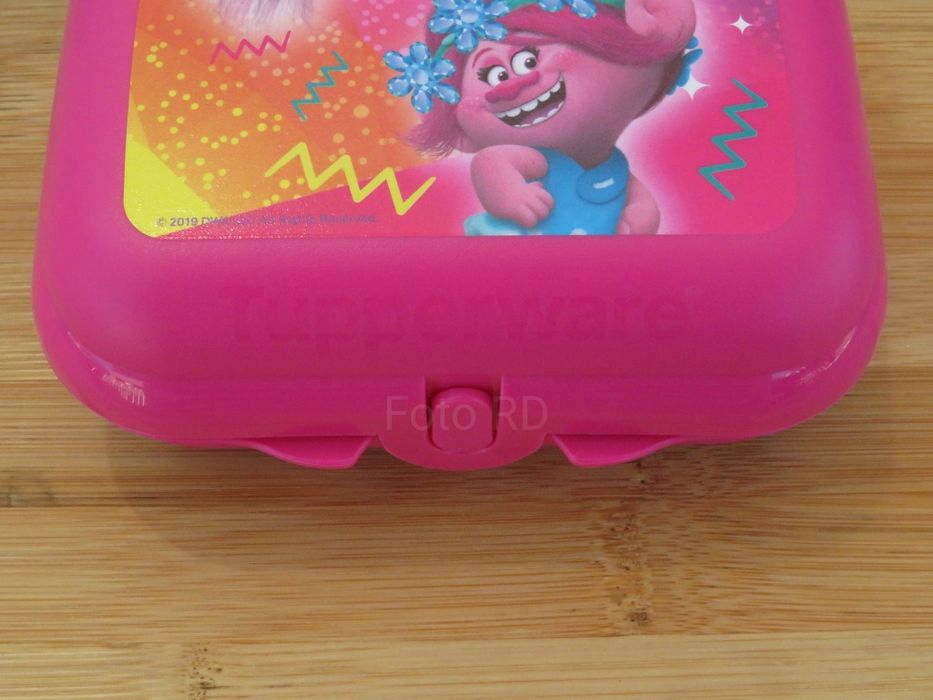 Tupperware Conjunto Ostras Trolls + Mochila Novas