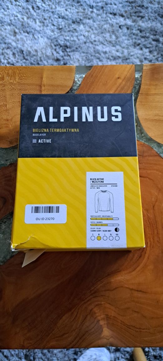 Bluza termoaktywna Alpinus Active Base Layer GT43189 męska termiczna