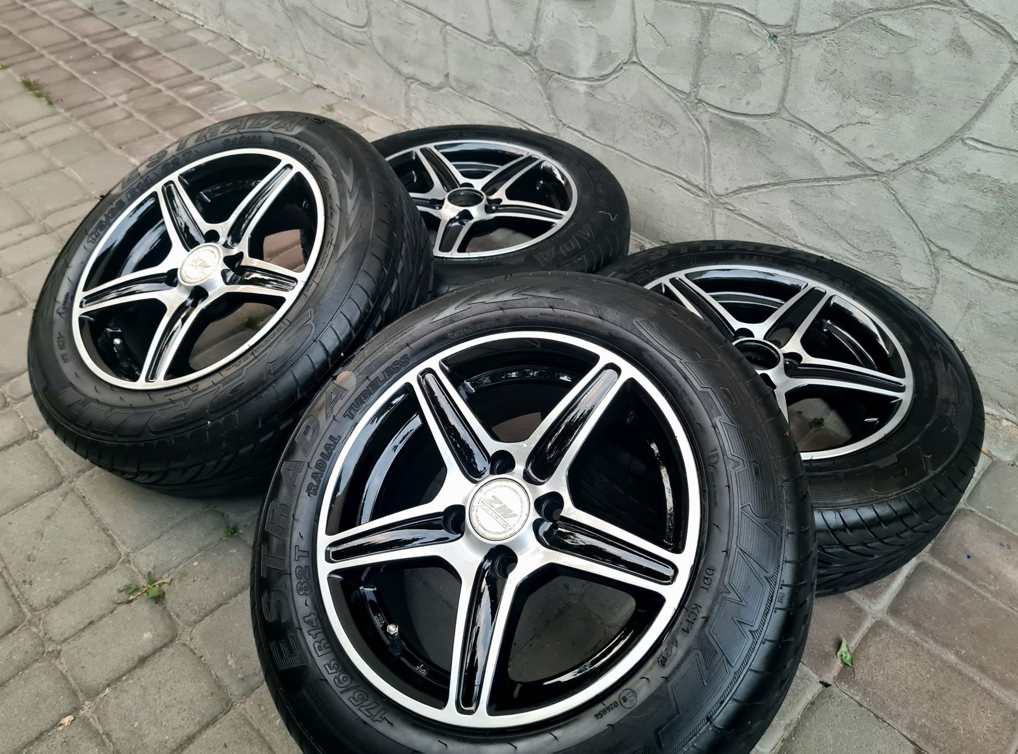 Легкосплавні диски Zorat Wheels P14 4x100 Ланос, Авео, Астра, Логан