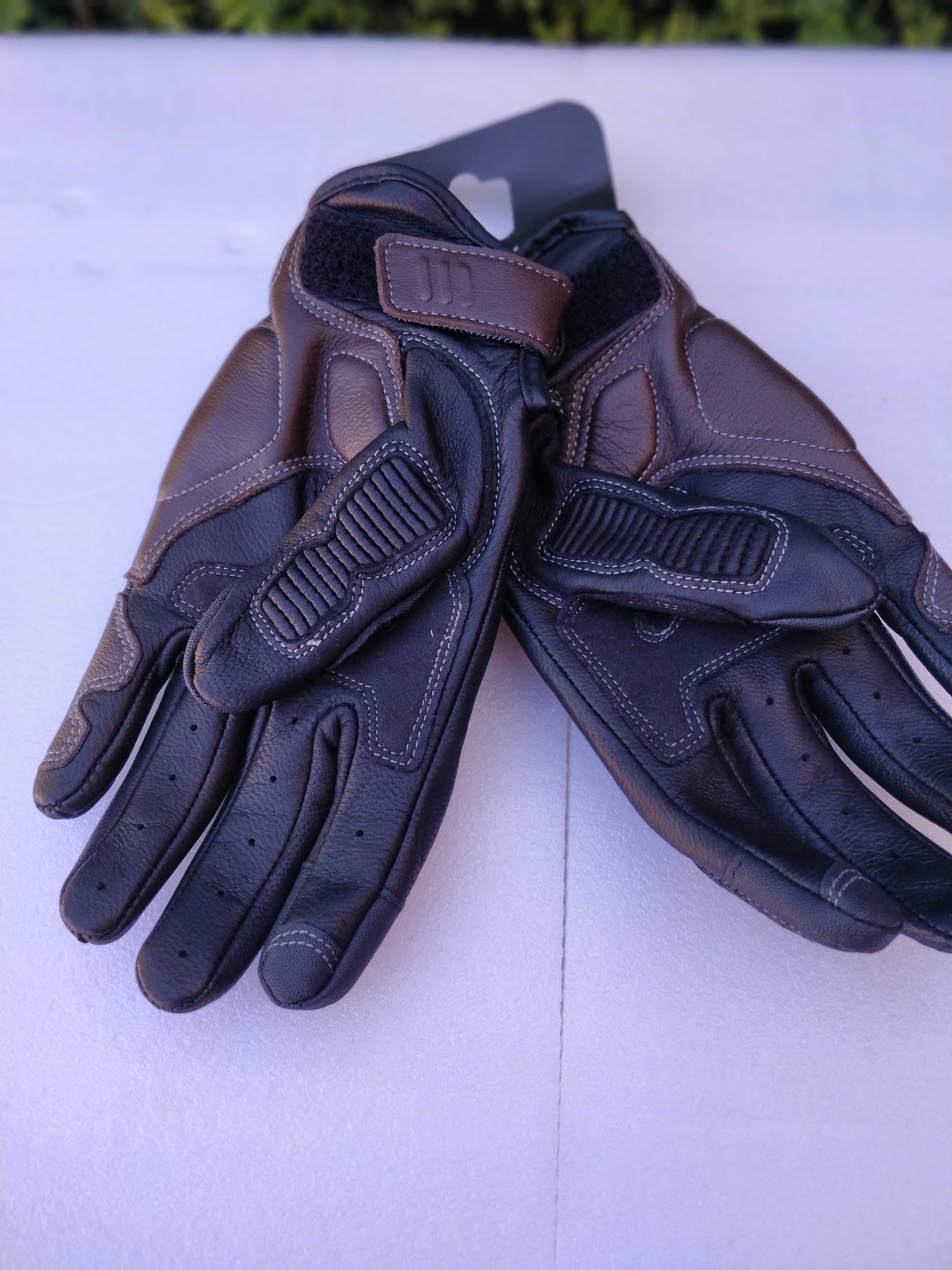 Luvas de Couro Vintage para E-bike, Mota, bike – Proteção e Estilo