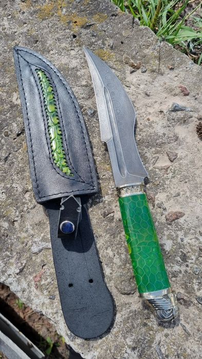 Коллекційний  ящур воїн ніж дамаск